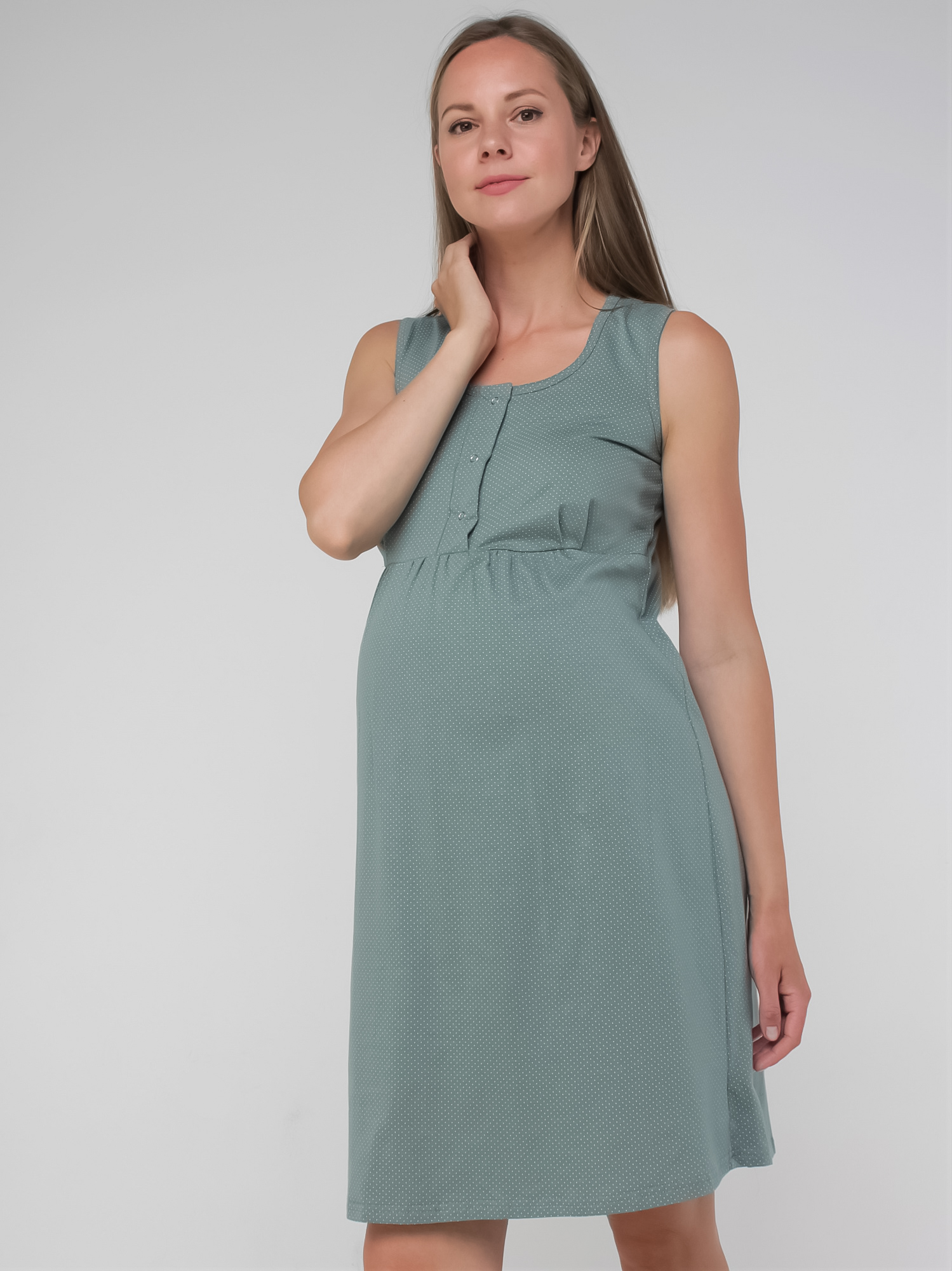Сорочка для беременных и кормящих арт.270700 хаки