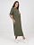 Платье для беременных и кормящих хаки арт. 400423